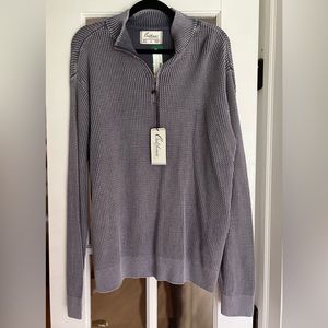 California Shirt Co Slate Bryson Sweater, NWT Large